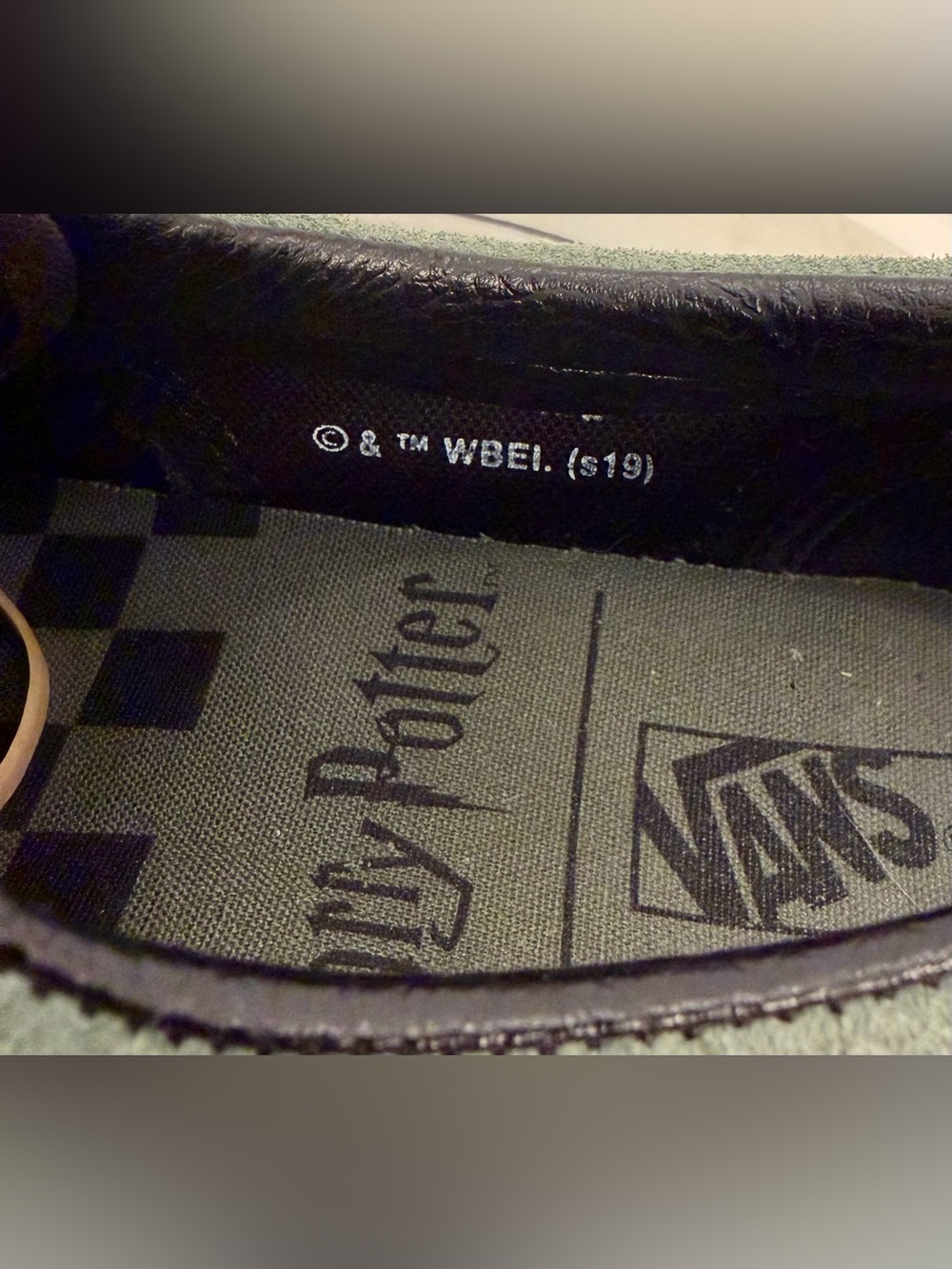 Vans x Harry Potter Slytherin Snake Texture Era Sneakers Women’s 7 Men’s 5.5 - Picture 5 of 9
